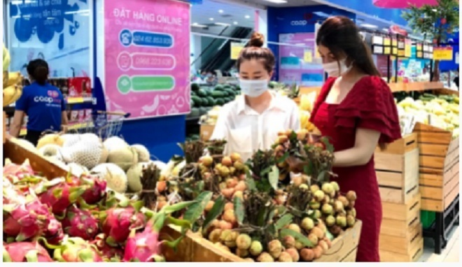 Vải tươi bắt đầu lên kệ Co.opmart - 1