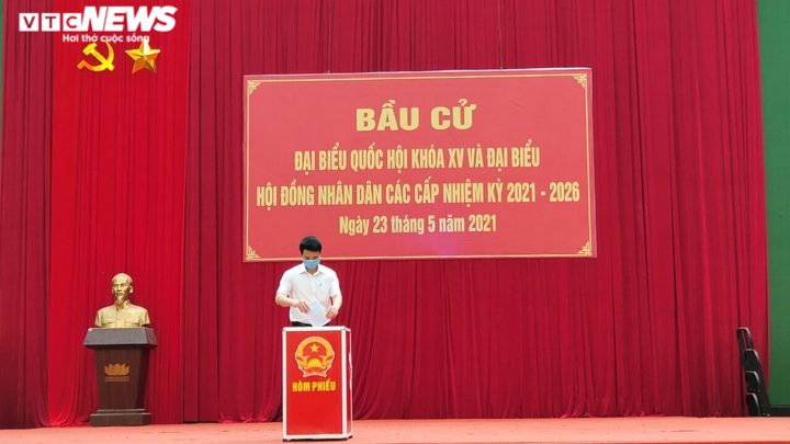 Ảnh: Bắc Ninh bầu cử sớm tại các khu cách ly tập trung - 6