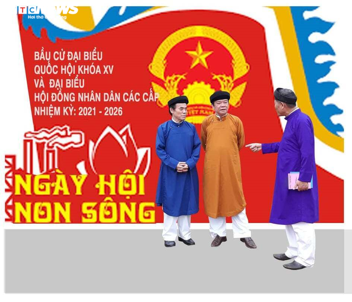 Ảnh: Cán bộ ở Huế mặc áo dài ngũ thân đi bầu ĐBQH và HĐND các cấp - 9