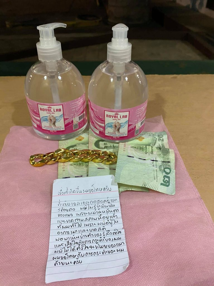 Bị truy tìm vì ăn cắp vòng của mèo, kẻ trộm trả lại đồ kèm theo tiền lãi - 4