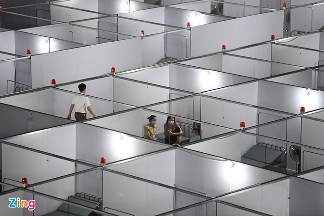 Ảnh: Bên trong bệnh viện dã chiến điều trị COVID-19 lớn nhất miền Bắc - 2