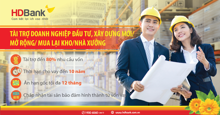 Đầu tư nhà xưởng nhà kho – Lo nguồn vốn đã có HDBank - 2