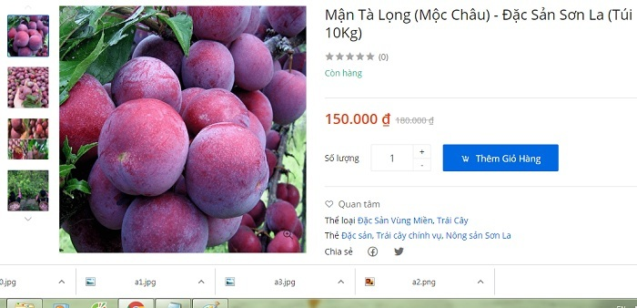 Đến lượt mận hậu, xoài Sơn La lên sàn thương mại điện tử - 2