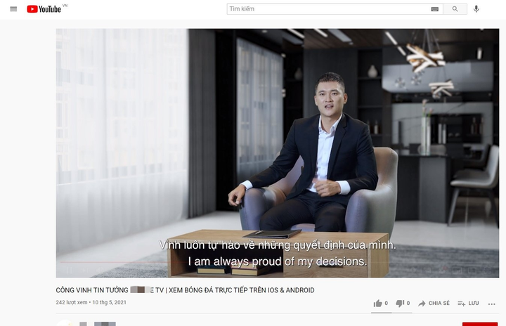 Công Vinh xuất hiện trong quảng cáo ứng dụng cá độ bóng đá - 4