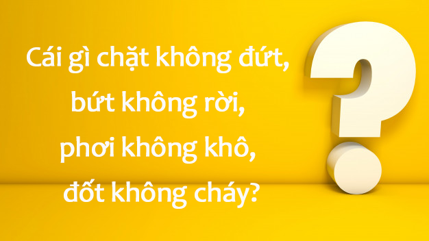 Trở về tuổi thơ với 5 câu đố mẹo, nghe thì khó nhưng đáp án lại rất đơn giản - 1