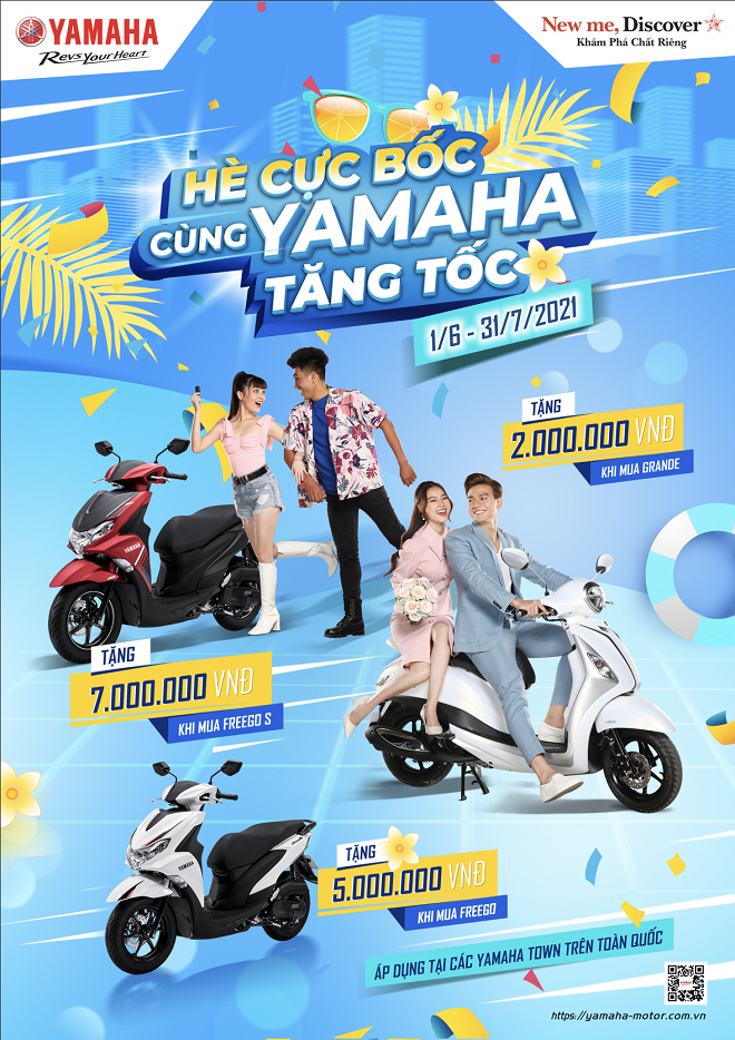 Đón hè cùng Yamaha Grande và FreeGo với ưu đãi 'siêu khủng' lên tới 7 triệu đồng - 1