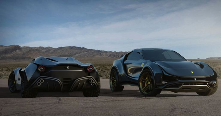 Mẫu SUV đầu tiên của Ferrari với thiết kế hầm hố - 3