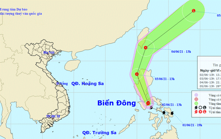 Bão Choi-wan giật cấp 10 xuất hiện gần Biển Đông - 1