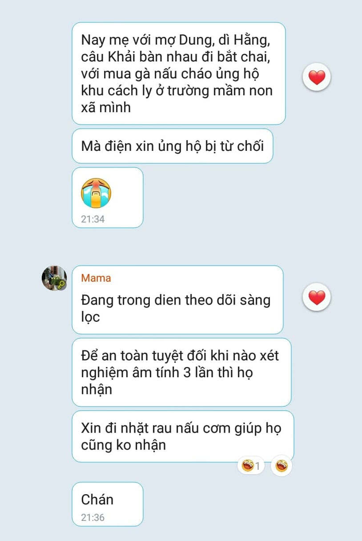 ‘Chuyện buồn’ của người mẹ xin phụ nhặt rau cho khu cách ly nhưng bị từ chối - 1