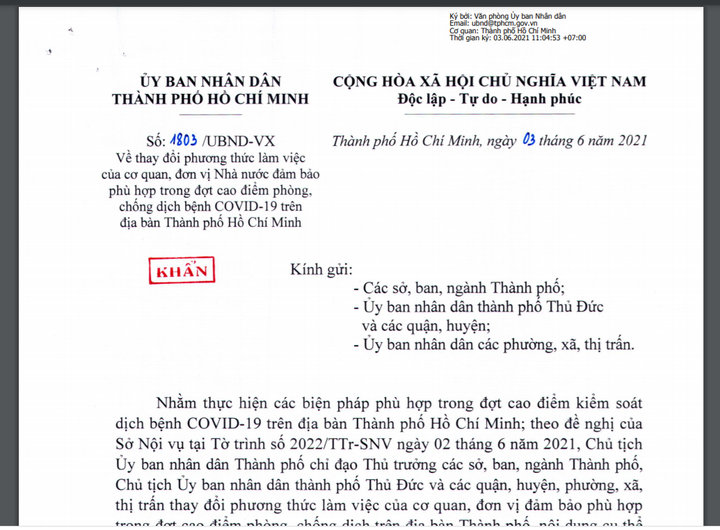 TP.HCM tạm dừng tiếp công dân trực tiếp tại cơ quan, đơn vị - 1