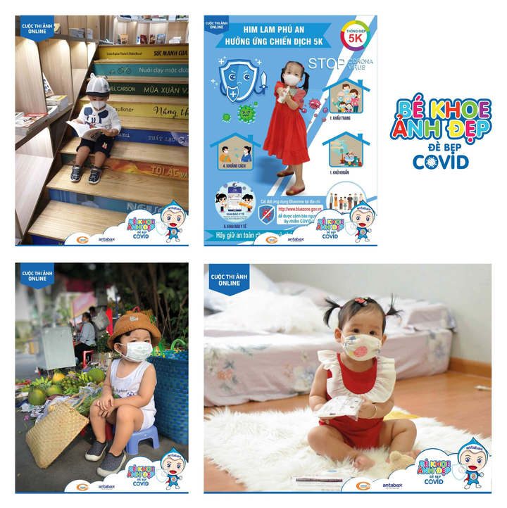 'Cư dân nhí' tại các khu căn hộ Him Lam Land chung tay phòng chống dịch COVID-19 - 2