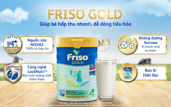 Friso tiên phong giới thiệu sản phẩm mới với nguồn sữa Novas 100% từ châu Âu - 1