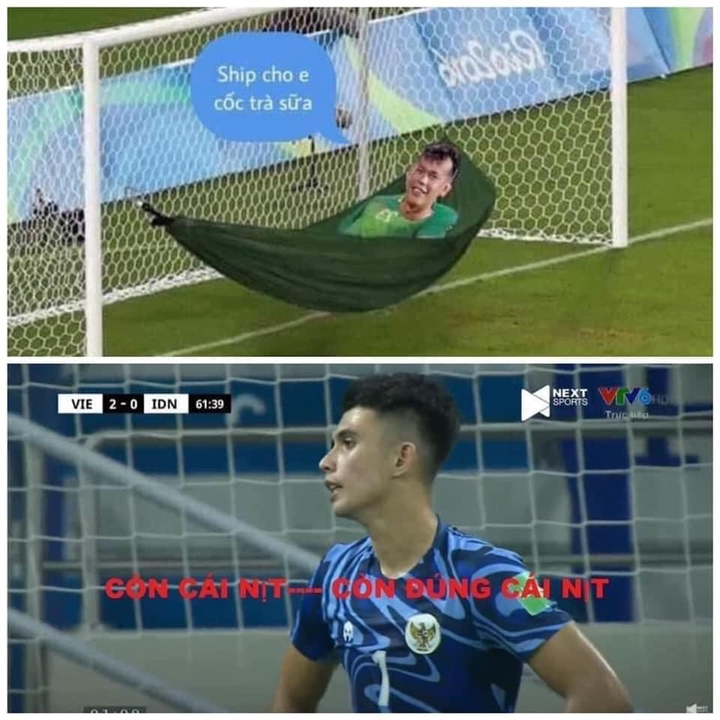 Cười xỉu với các ảnh chế thủ môn Indonesia: Độ phân giải thấp nhưng độ ‘mặn’ cao - 7