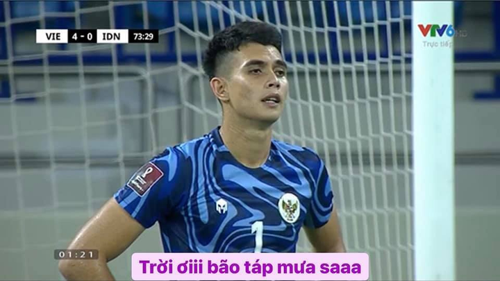 Cười xỉu với các ảnh chế thủ môn Indonesia: Độ phân giải thấp nhưng độ ‘mặn’ cao - 5