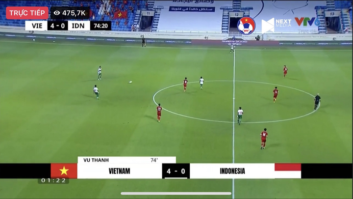 Trận đấu Việt Nam - Indonesia xác lập kỷ lục người xem trên Internet - 3