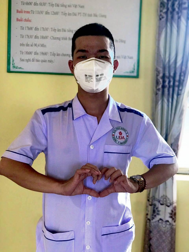 Nam sinh chống dịch ở Bắc Giang: 'Mệt mỏi chỉ là cảm giác' - 1