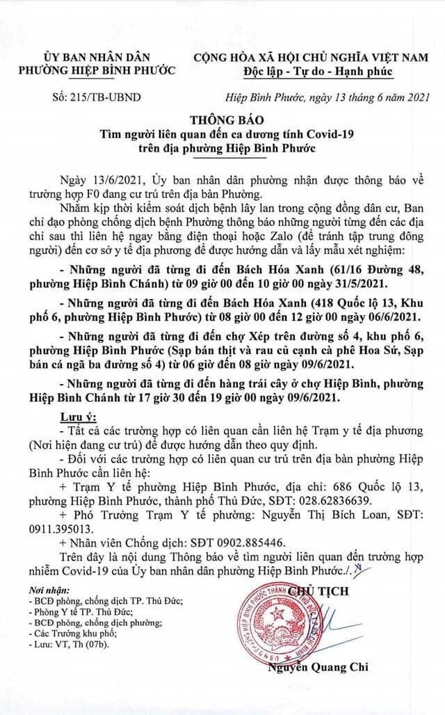 TP.HCM tìm người đến các địa điểm liên quan ca mắc COVID-19 - 1