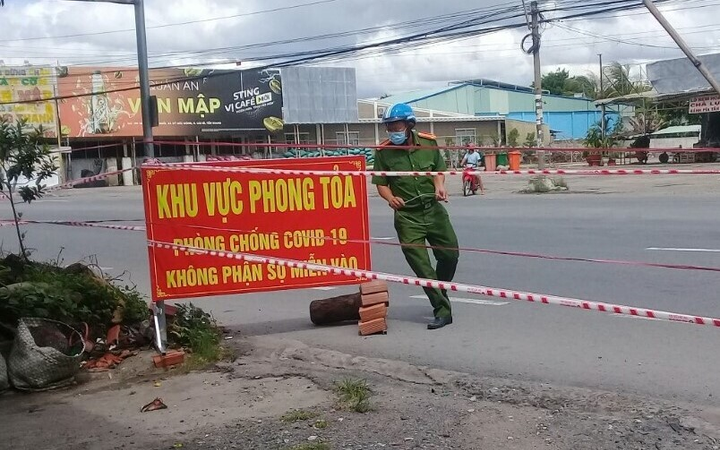 Phát hiện ca nghi mắc COVID-19, Tiền Giang phong tỏa 1 xã ở Cai Lậy - 1