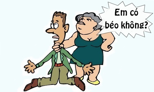 Khen vợ béo một cách 'tế nhị' - 1