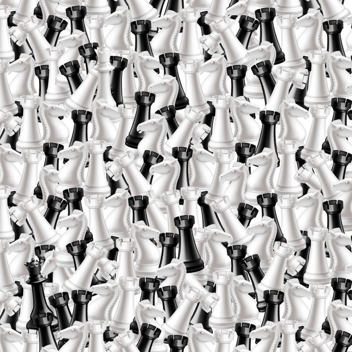 Chơi cờ vua không cần động não: Chỉ 30 giây, hãy tìm ra quân cờ còn thiếu - 1