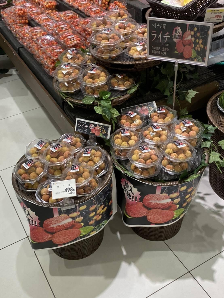 Vải thiều Bắc Giang được bày bán tại AEON Việt Nam và Nhật Bản - 2