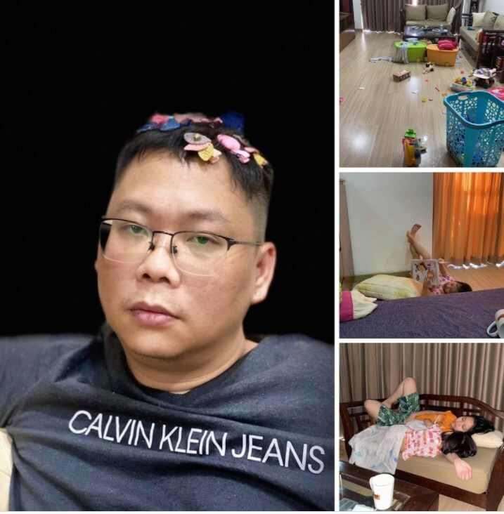 Tâm sự của ông bố ở nhà trông con 4 mùa dịch - 1