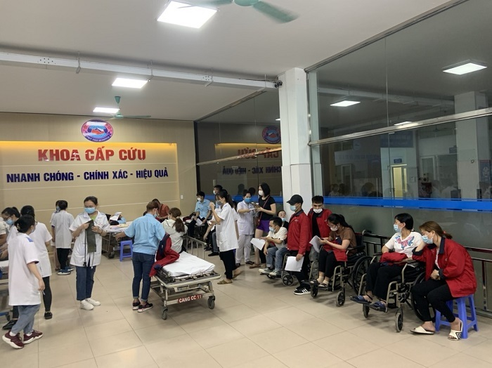 Công nhân khu công nghiệp ở Hải Phòng nhập viện sau bữa ăn ca - 1