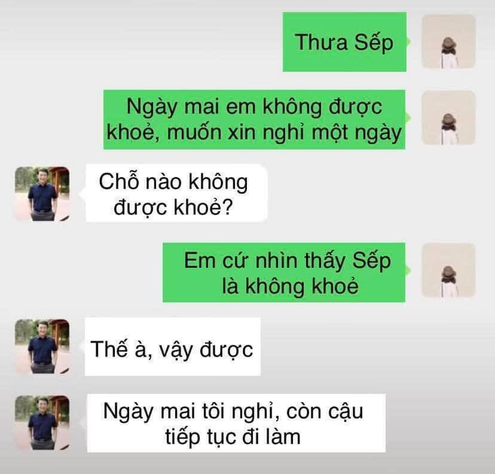 Nhân viên ốm, sếp được nghỉ làm - 1