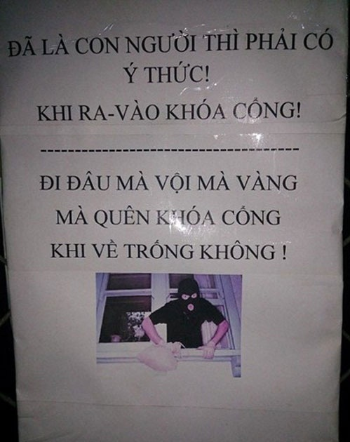 Những bảng thông báo sặc mùi 'tấu hài' khiến người đọc cười ra nước mắt - 1