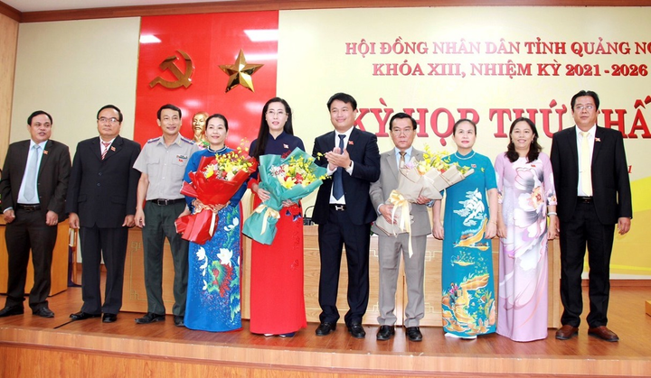 Bà Bùi Thị Quỳnh Vân tái đắc cử Chủ tịch HĐND tỉnh Quảng Ngãi - 1