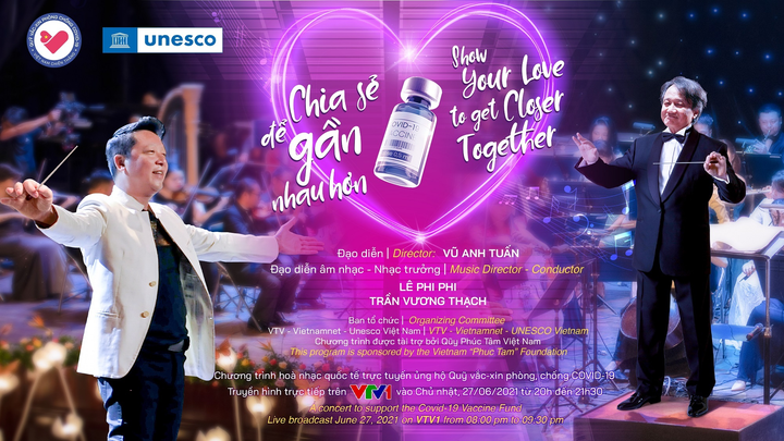Hòa nhạc giao hưởng trực tuyến ủng hộ Quỹ vaccine COVID-19 kết nối 5 châu - 1