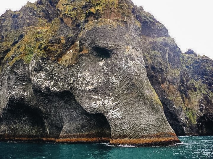 The rock looks like a giant elephant floating in the middle of the sea - Mother Nature's masterpiece - 5