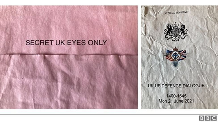 Tài liệu nhạy cảm của Bộ Quốc phòng Anh được tìm thấy ở trạm xe buýt - 1