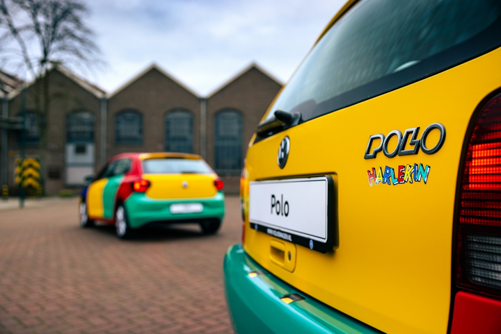 Volkswagen Polo xuất hiện với bộ áo Harlequin đầy sắc màu - 11