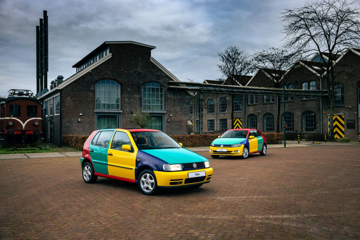 Volkswagen Polo xuất hiện với bộ áo Harlequin đầy sắc màu - 3