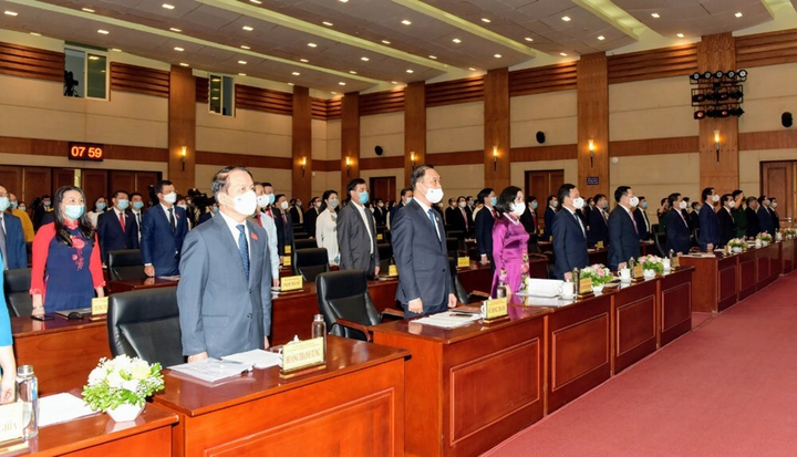 HĐND TP Hải Phòng họp kỳ thứ nhất bầu chức danh lãnh đạo nhiệm kỳ 2021 - 2026 - 1
