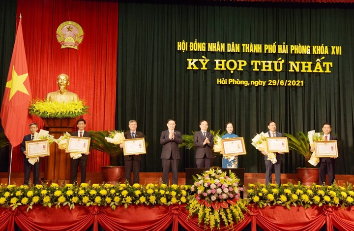 HĐND TP Hải Phòng họp kỳ thứ nhất bầu chức danh lãnh đạo nhiệm kỳ 2021 - 2026 - 2