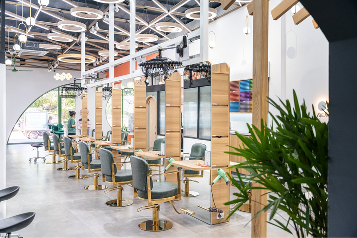 Salon Bean - Đột phá mới trong thiết kế kiến trúc và nội thất Hair Salon - 7