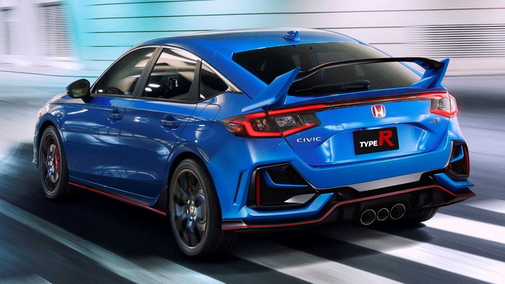 Hình ảnh mô phỏng Honda Civic Type R 2022 - 2