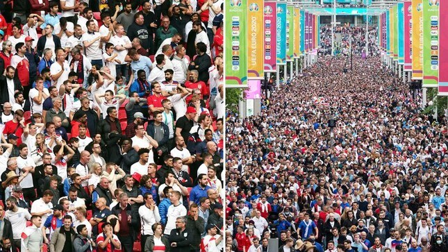 Nỗi lo các sân bóng EURO thành ổ dịch COVID-19 - 1