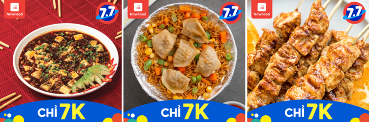 Điểm danh loạt nhà hàng, quán ăn 'chiêu đãi' chỉ 7K trên NowFood - 3