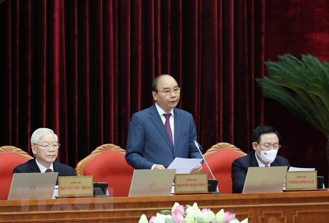 Ảnh: Khai mạc Hội nghị lần thứ 3 Ban Chấp hành Trung ương Đảng khóa XIII - 6