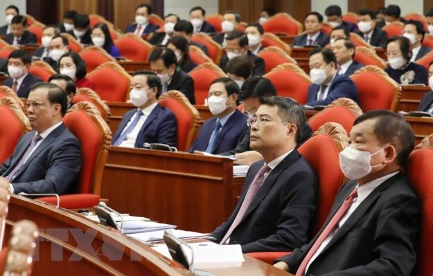 Ảnh: Khai mạc Hội nghị lần thứ 3 Ban Chấp hành Trung ương Đảng khóa XIII - 7