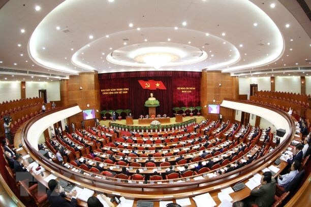 Ảnh: Khai mạc Hội nghị lần thứ 3 Ban Chấp hành Trung ương Đảng khóa XIII - 10