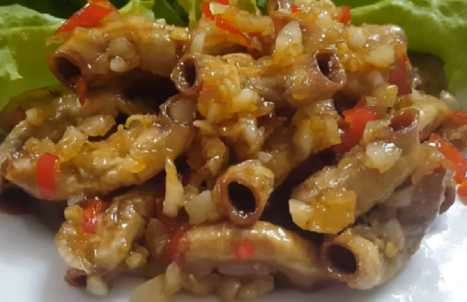 Lòng lợn chiên mắm ớt - 1