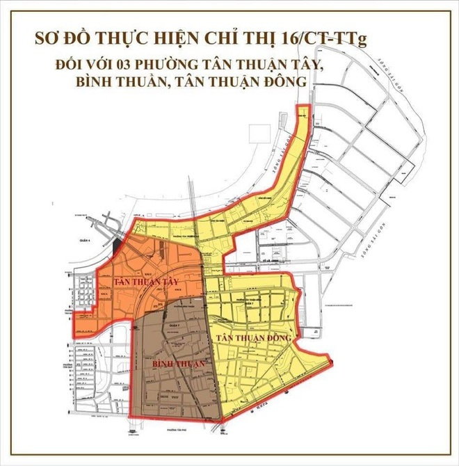TP.HCM phong tỏa 3 khu vực tại quận 7 theo Chỉ thị 16 - 1