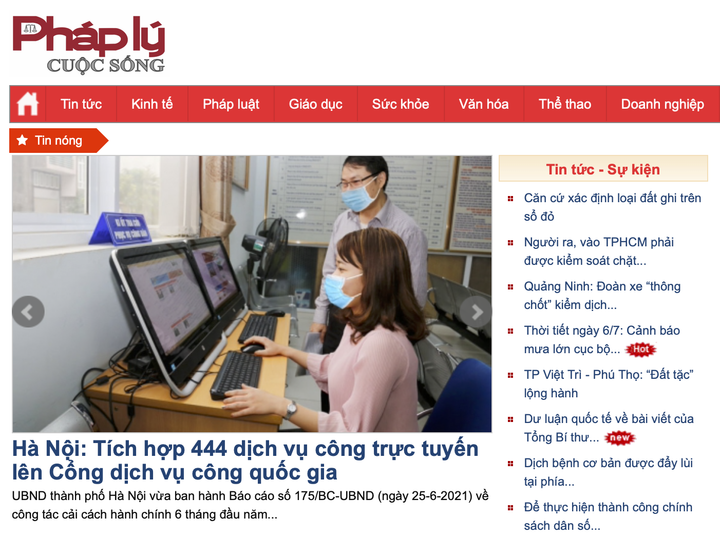 Sở Thông tin và Truyền thông Hà Nội xử phạt 1 trang tin điện tử 75 triệu đồng - 1