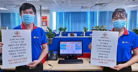 EVNHCMC kêu gọi giao dịch trực tuyến trong thời gian áp dụng Chỉ thị 16 - 1