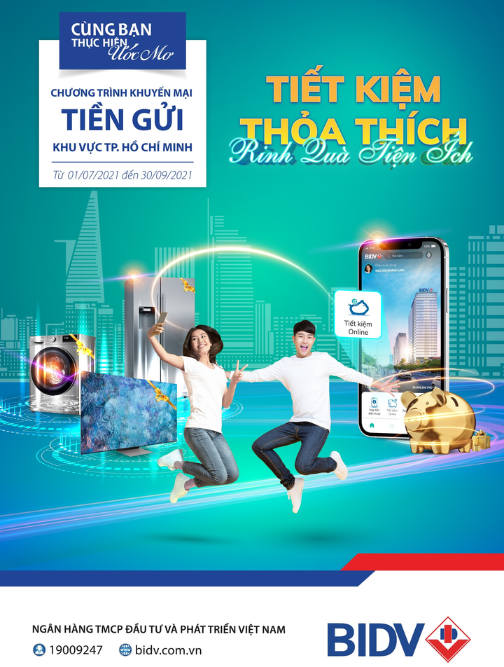 BIDV ưu đãi 'khủng' dành cho khách hàng gửi tiết kiệm tại TP.HCM - 1
