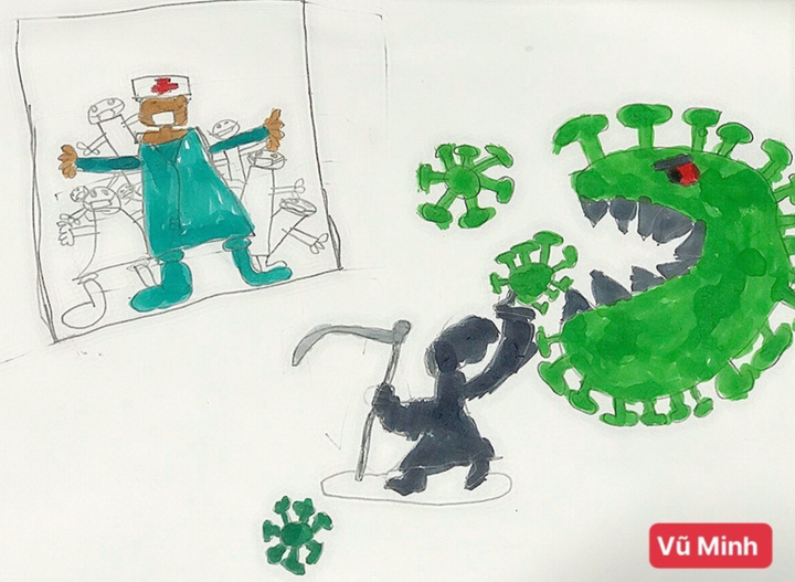 Xúc động bức thư học sinh lớp 4 gửi bác sĩ tuyến đầu chống dịch - 4